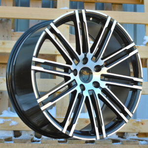 R22x10 5X130 ET 50 71.6 B1026 (C396) Black Polished (MB) For PORCH (Z6)