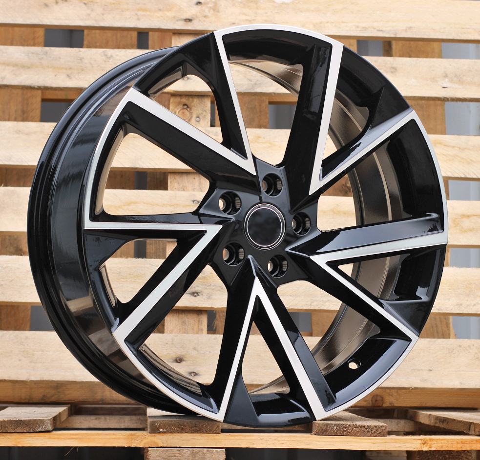 R19x8 5X112 ET 40 57.1 FE181 (IN0262) Black Polished (MB) For SKODA (P2+M)