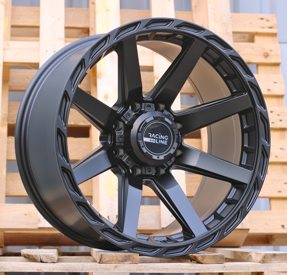 R20x10 8X165.1 ET M18 125.2 A8917 Black Half Matt (BLHM) For 4X4 (P)