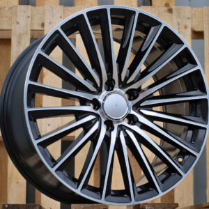 R17x7.5 5X112 ET 40 66.6 B5909 Black Polished (MB) For MER (L3+R)