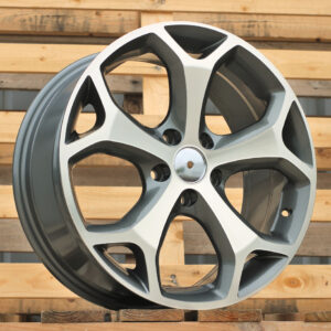 BK386_000000005276 R16x6.5 5X108 ET 50 63.4 BK386 Grey Polished (MG) For FORD (R+K4)