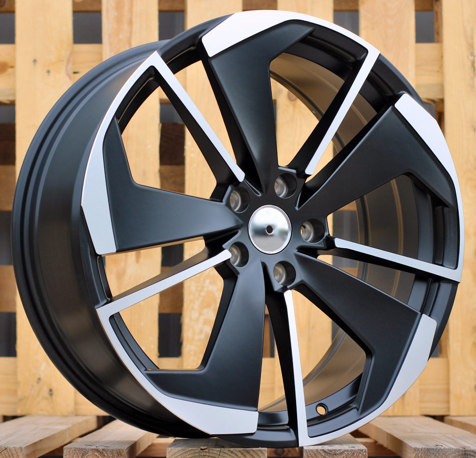 R19x8 5X112 ET 45 57.1 I5579 Black Polished Half Matt (MBHM) For SKODA (K7)