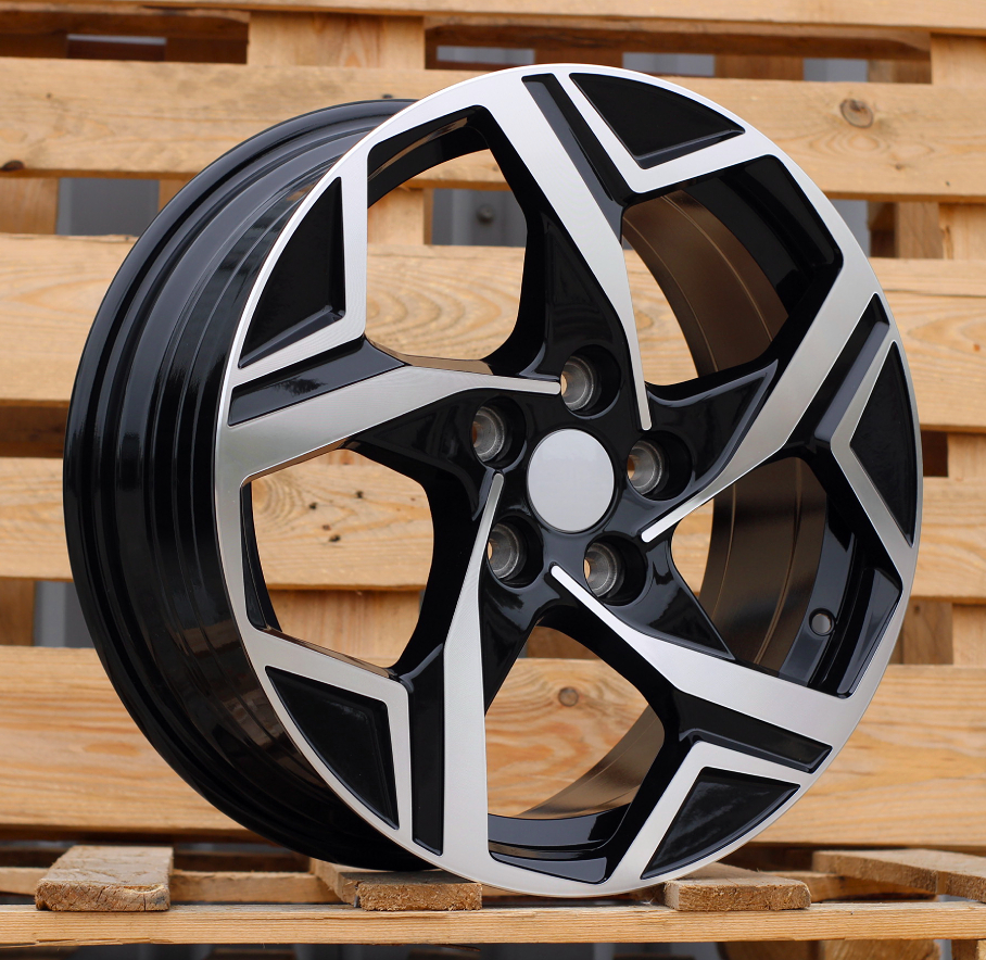 R18x7.5 5X114.3 ET 51 67.1 YF5700 Black Polished (MB) For KIA (P1) (HYBRID FORGED New Model)
