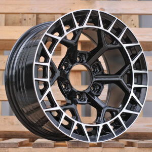 R17x9 6X139.7 ET 0 110.1 FBX229 Black Polished (MB) For 4X4 (M) (HYBRID FORGED)