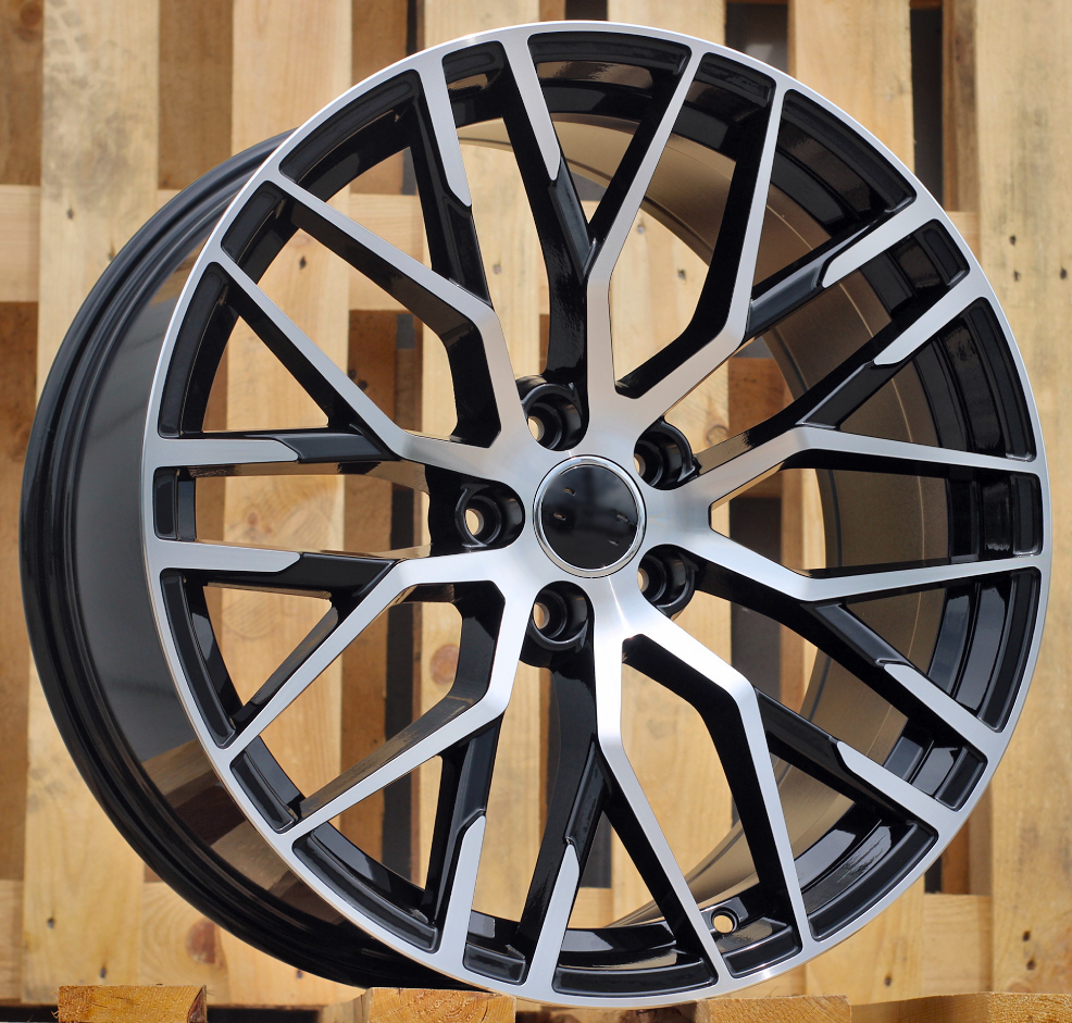 R18x8 5X112 ET 35 66.5 XFE30 (IN0174) Black Polished (MB) For AUD (Z4+Z7)