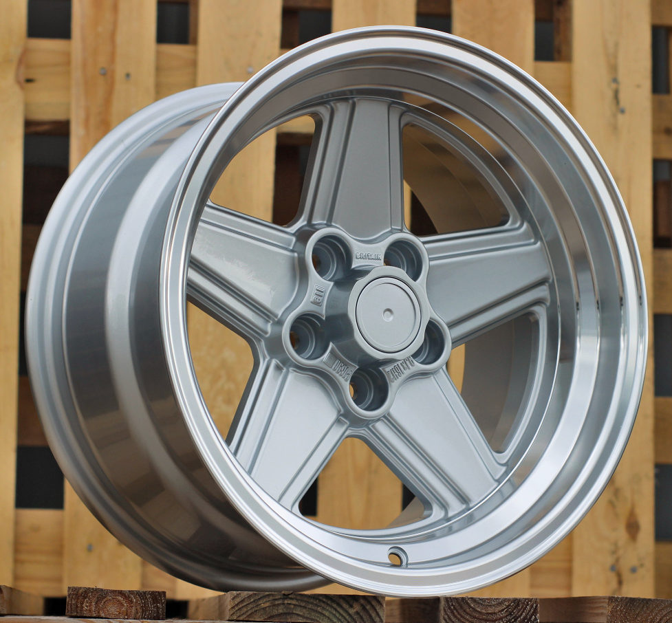 R16x8 5X112 ET 11 66.6 B1794 Silver+Polished Lip (SP) For MER (Z1) (Rear+Front)