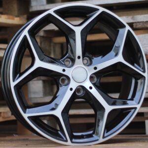 R18x7.5 5X112 ET 51 66.6 L1623 Black Polished (MB) For BMW (P1) (X1)