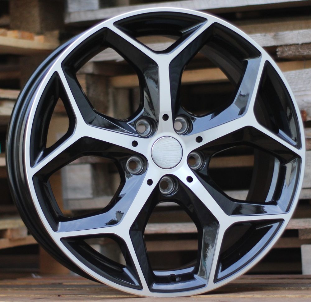 R18x7.5 5X112 ET 51 66.6 L1623 Black Polished (MB) For BMW (P1) (X1)