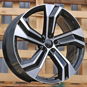 R21x9 5X108 ET 38.5 63.3 B0143 (FBX517) Black Polished (MB) For VOLVO (A+Z6) (HYBRID FORGED)