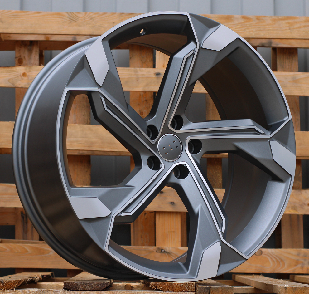R18x8 5X112 ET 40 66.5 Y1201 (IN5633) Grey Polished (MG) For AUD (K8)