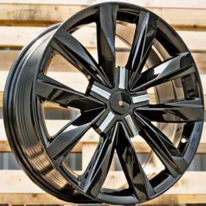 B1351_000000009805 R18x8 5X120 ET 50 65.1 B1351 (FBX486) Black (BL) For VW (Z6) (HYBRID FORGED 4X4)