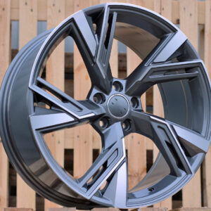 B1571_000000003307 R18x8 5X112 ET 39 66.5 B1571 (IND5452) Grey Polished (MG) For AUD (Z5)