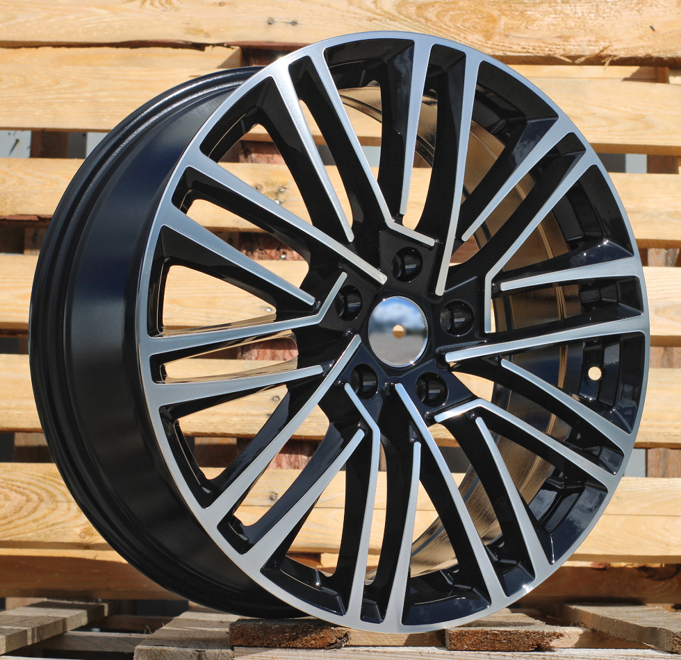 R18x7.5 5X112 ET 48 57.1 Y1191 Black Polished (MB) For SKODA (K4)