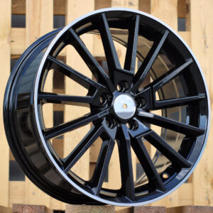 B5969_000000005849 R18x8 5X112 ET 42 57.1 B5969 (IN0374) Black+Polished Lip (BLPL) For SKODA (Z5)