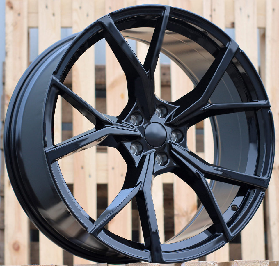 R20x8.5 5X112 ET 28 66.6 B5801 (IN5499) Black (BL) For VW (Z6) (New TOUAREG)