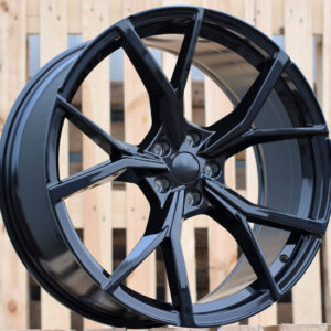 R17x7 5X112 ET 45 57.1 B5801 (FBX256) Black (BL) For VW (K8+Z6) (HYBRID FORGED)
