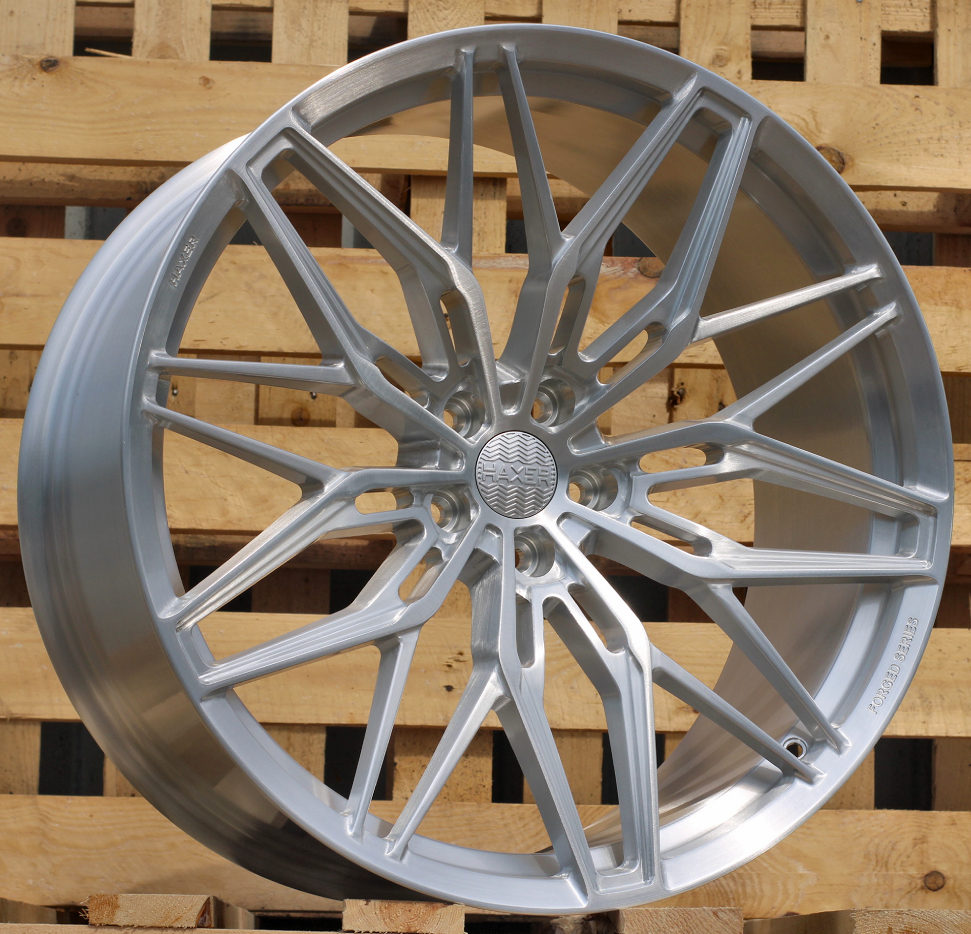 R21x11.5 5X112 ET 37 66.6 HXF02 Brush Silver (BS) For HAXER (K3) (FORGED (NEW Model))