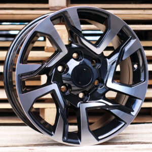B1704_000000003954 R17x7.5 6X139.7 ET 25 106.1 B1704 Black Polished (MB) For 4X4 (Z1+Z3) (New TOYOTA)