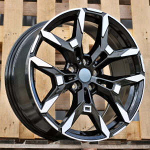 H3456F_000000000362 R19x8 5X112 ET 27 66.6 H3456F Black Polished (MB) For BMW (Z3) (HYBRID FORGED Front+Rear)