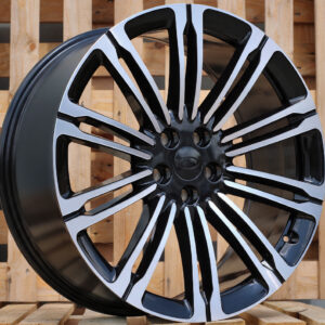 R23x9.5 5X120 ET 42.5 72.6 3S1066V (IN1125V) Black Polished (MB) For LAND (Z5) ((For M14x1.5 bolts))