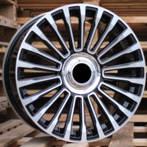 B1365_000000005079 R20x9 5X108 ET 45 63.3 B1365 (IN0323) Black Polished (MB) For LAND (K7) (MANSORY)