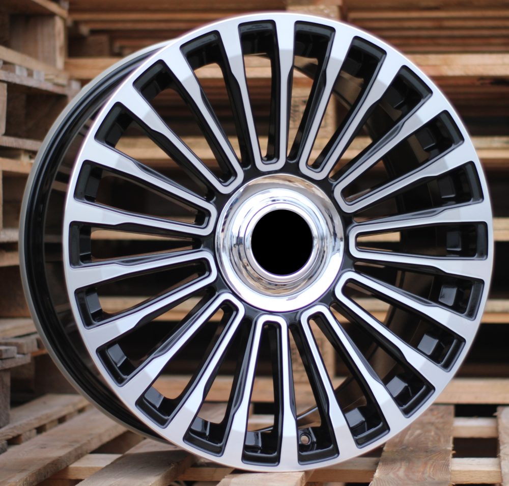 R20x9 5X108 ET 45 63.3 B1365 (IN0323) Black Polished (MB) For LAND (K7) (MANSORY)