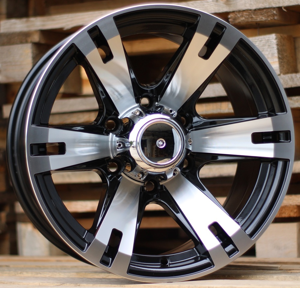 R16x8 5X114.3 ET M10 83.1 BK311 Black Polished (MB) For 4X4 (R)