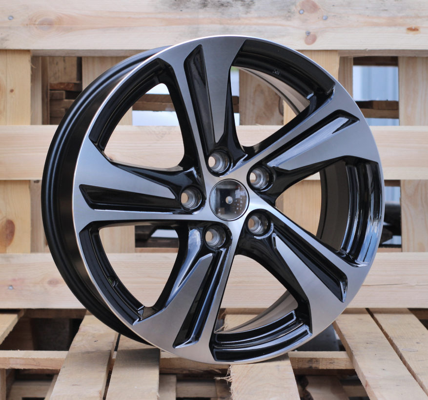 R16x6.5 5X108 ET 40 65.1 F5832 Black Polished+Powder Coating (MBPC) For CITRO (R)