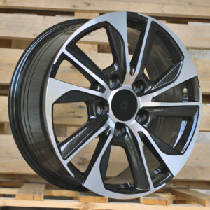B1611_000000008798 R22x9 5X150 ET 60 110.5 B1611 Black Polished (MB) For 4X4 (K3)