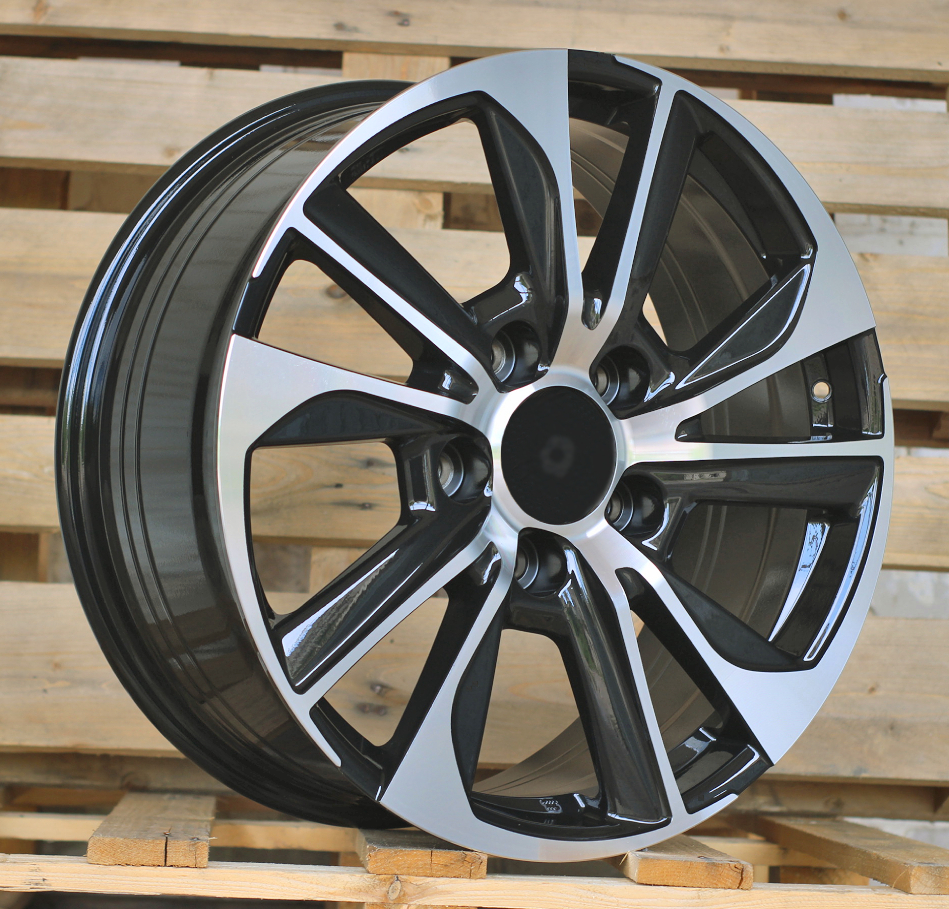 R22x9 5X150 ET 60 110.5 B1611 Black Polished (MB) For 4X4 (K3)