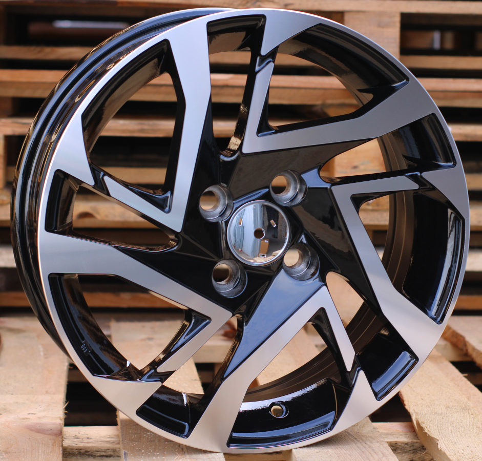 R15x6 4X100 ET 40 54.1 I5417 Black Polished (MB) For TOYOT (Z3+K7)