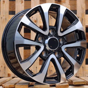 B1156_000000009126 R18x8.5 5X150 ET 40 110.1 B1156 (H706F) Black Polished (MB) For TOYOT (Z6) (HYBRID FORGED)