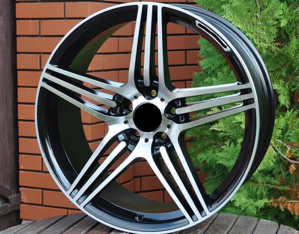 R16x7.5 5X112 ET 35 66.6 DW202 (BK146) Black Polished (MB) For MER (R) ((AKC 65 Eur))
