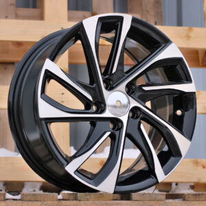 R15x6.5 5X98 ET 39 58.1 B1514 (B5760) Black Polished (MB) For FIAT (R+L4)
