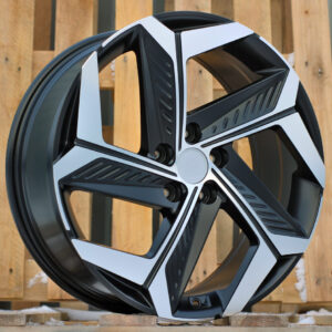 R18x7.5 5X114.3 ET 51 67.1 D1926 (BK1224) Black Polished Half Matt (MBHM) For HYUND (P) (NEW MODEL)