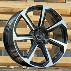 B5213_000000010103 R20x8.5 5X112 ET 30 66.5 B5213 (YF7070) Black Polished (MB) For AUD (K7) (HYBRID FORGED)