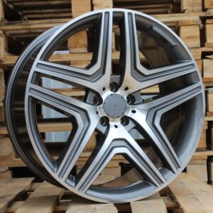 BK206_000000003741 R16x7.5 5X112 ET 38 66.6 BK206 Grey Polished (MG) For MER (R) ((AKC 65 Eur))