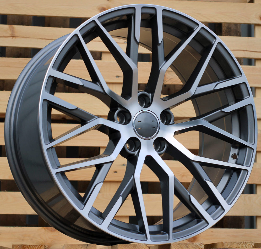 R19x8.5 5X112 ET 40 66.5 XFE30 (FBX342) Grey Polished (MG) For AUD (A+Z6) (HYBRID FORGED)