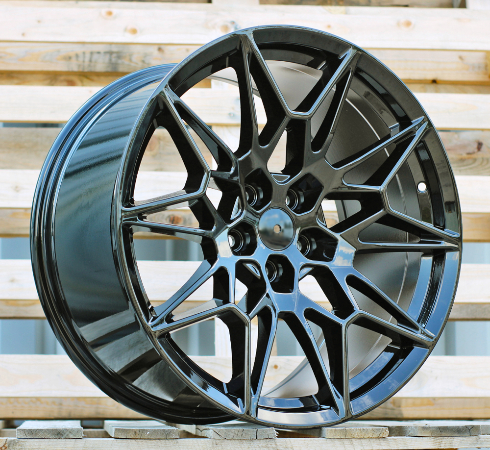 R20x9.5 5X114.3 ET 40 70.5 B1912 Black (BL) For FORD (Z7) (MUSTANG Front+Rear)