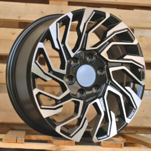 H964F_000000007944 R18x8 6X139.7 ET 25 106.1 H964F Black Polished (MB) For 4X4 (K7) (HYBRID FORGED)