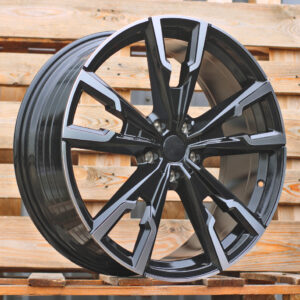 YF5710_000000007877 R19x8 5X120 ET 46 72.6 YF5710 Black Polished (MB) For BMW (Z6) (HYBRID FORGED)