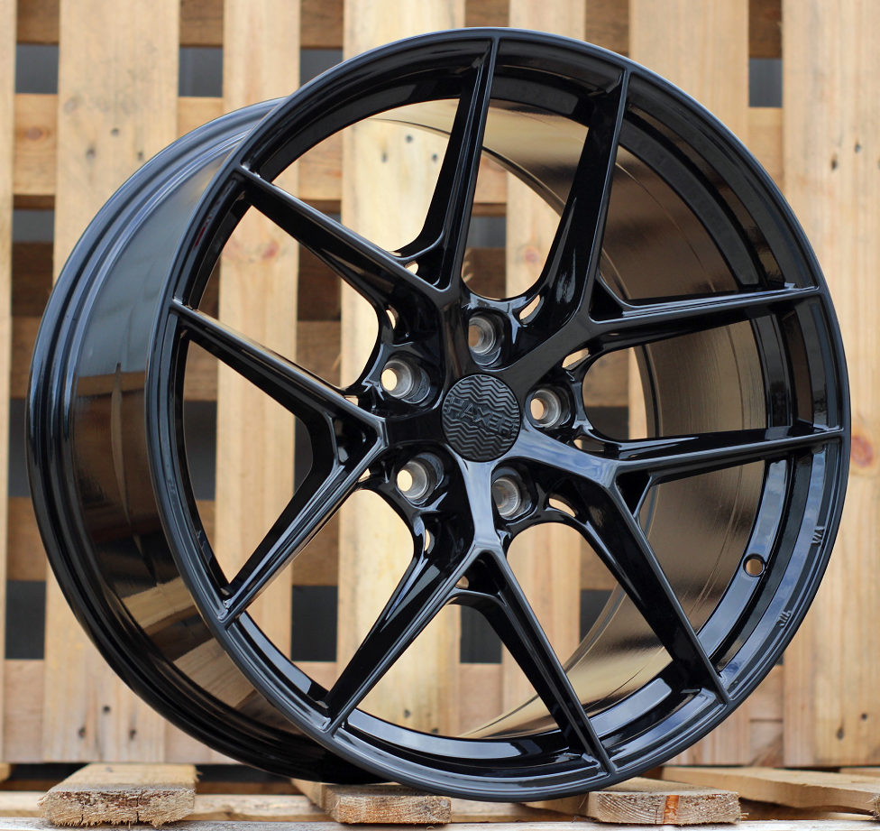 R18x8 5X112 ET 40 66.5 HX044 (IN6130) Black (BL) For HAXER (K7)