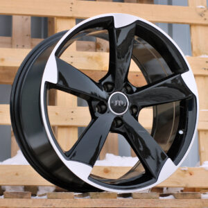 BK217_000000000507 R17x7.5 5X112 ET 45 66.5 BK217 Black Polished (MB) For AUD (K2+P)