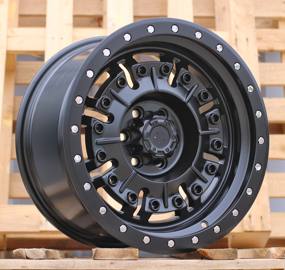 R17x9 6X139.7 ET 0 110.1 JT250 Black Polished (MB) For 4X4 (K3)