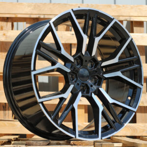 I0405_000000005602 R19x8 5X112 ET 26 66.6 I0405 Black Polished (MB) For BMW (Z5+Z3) (Rear+Front)
