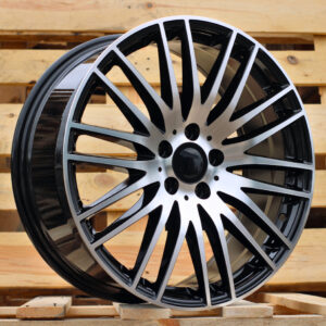 FBX244_000000009125 R18x8.5 5X112 ET 42 66.56 FBX244 (H3012D) Black Polished (MB) For MER (Z6)