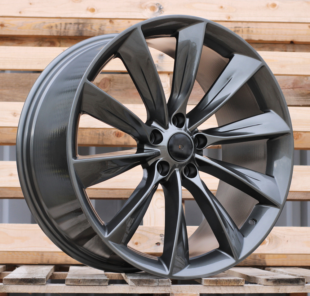 R20x9.5 5X114.3 ET 40 64.1 3S209 (FBX071) Gun Metal (GM) For TESLA (P2) (HYBRID FORGED (Model Y))