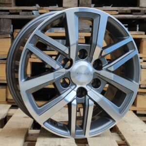R18x7.5 6X139.7 ET 25 106 B1155 Grey Polished (MG) For TOYOT (Z2) (4x4)