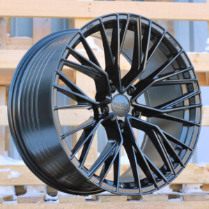 R18x8 5X112 ET 30 66.6 HX024F (F829) Black Half Matt (BLHM) For HAXER (M) (HYBRID FORGED New Model)