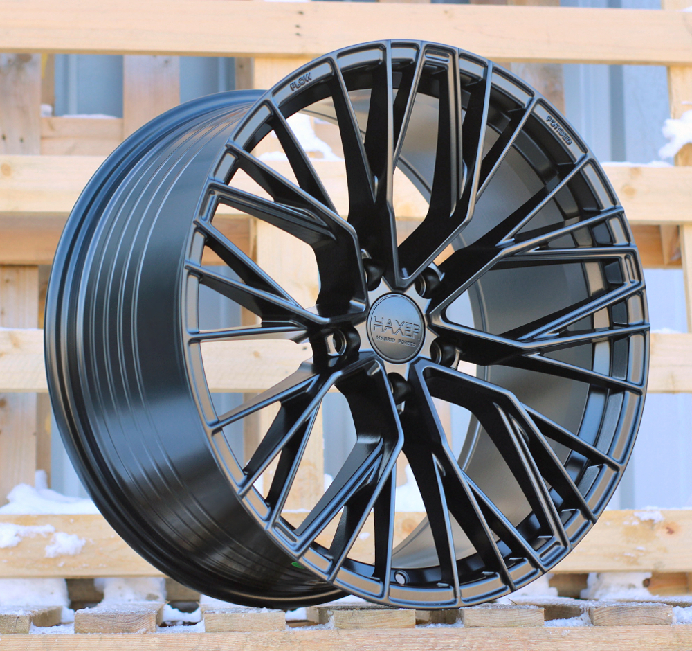 R18x8 5X108 ET 40 67.1 HX024F (F829) Black Half Matt (BLHM) For HAXER (M) (HYBRID FORGED New Model)